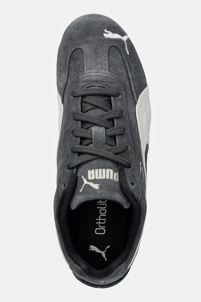 Puma Speedcat OG маратонки дамски от велур сиви 398846