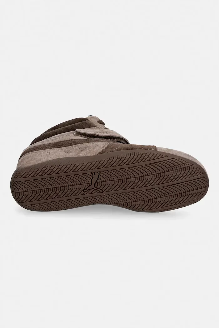 Puma Speedcat Wedge маратонки дамски от велур кафяви 407878