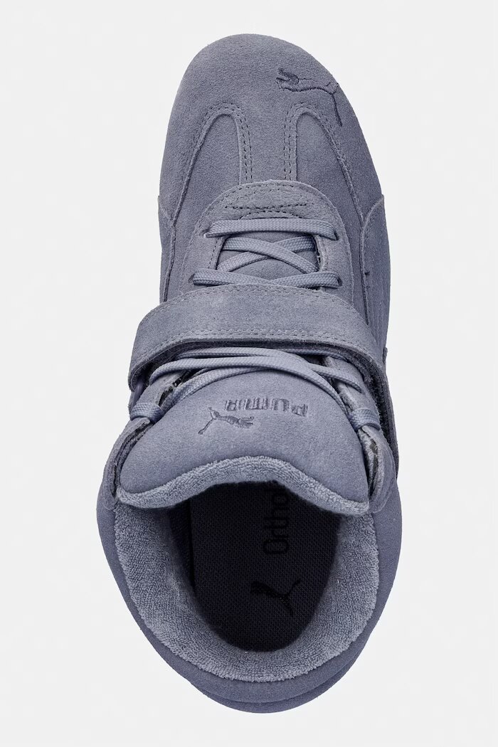 Puma Speedcat Wedge маратонки дамски велурени сиви 408118