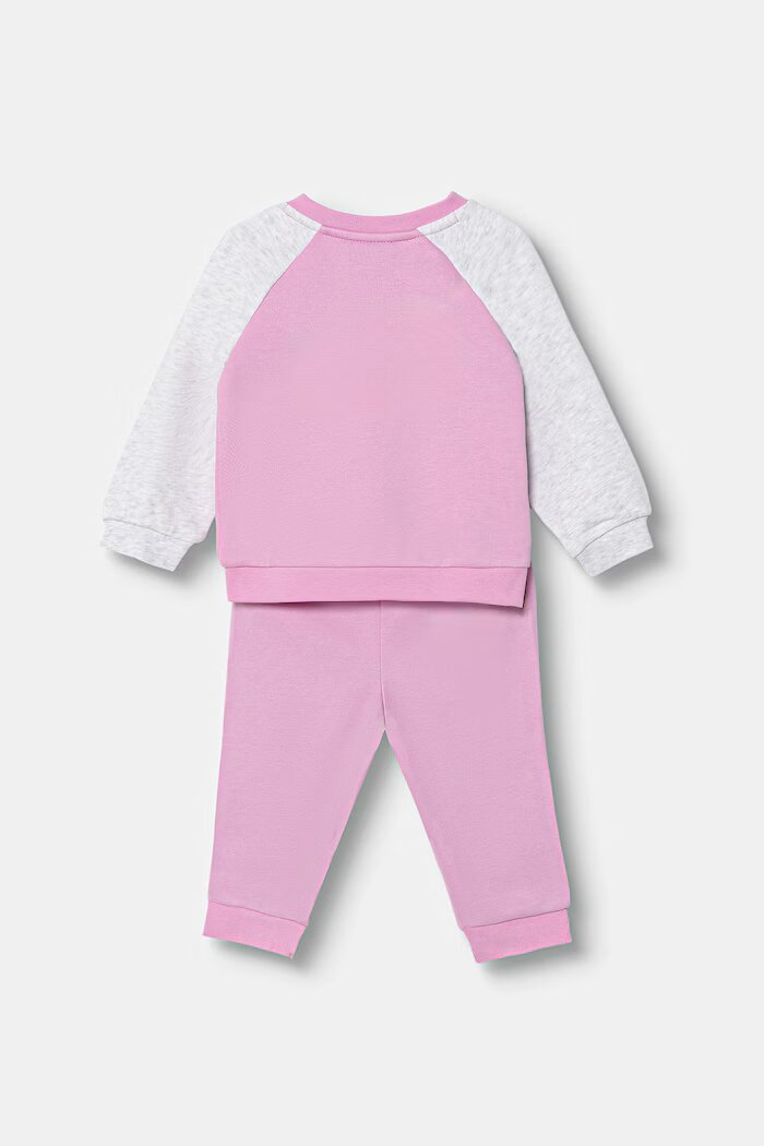 Puma спортен анцуг за деца с памук MINICATS ESS Raglan Crew Se розов 686281