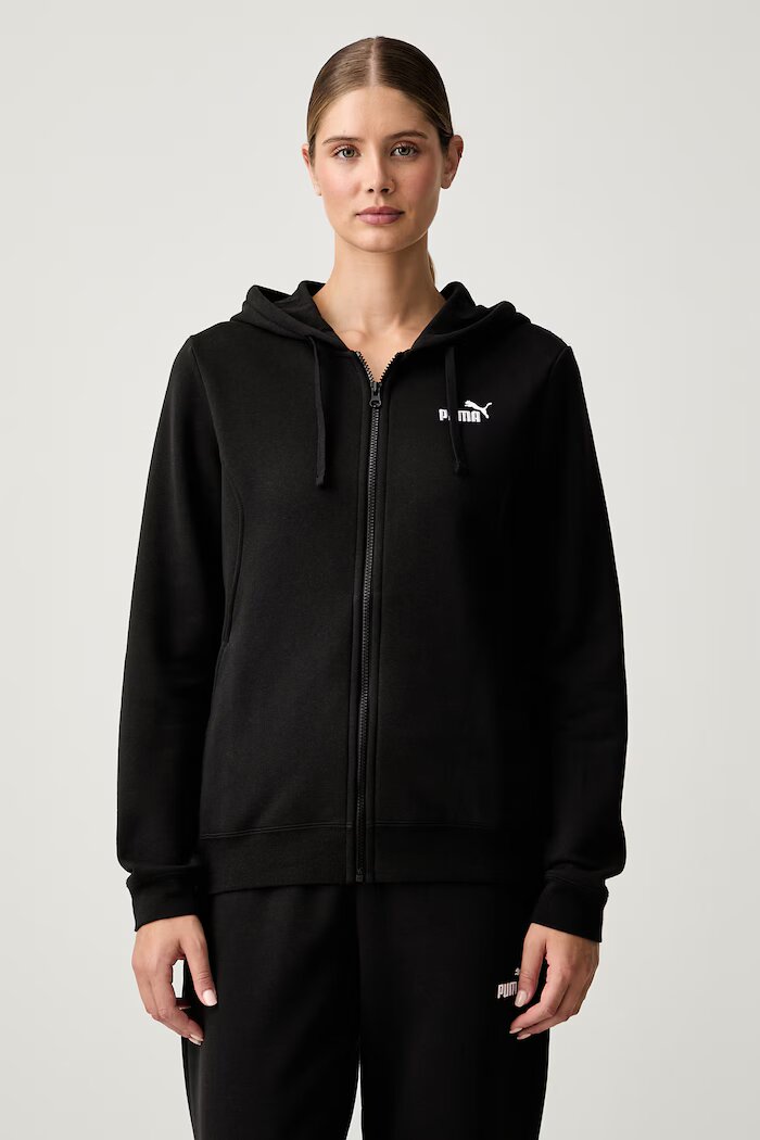 Puma спортен комплект анцуг дамски с памук черен 693993