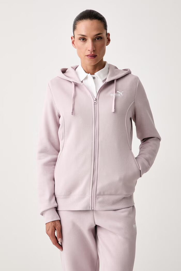Puma спортен комплект анцуг дамски с памук розов 693993