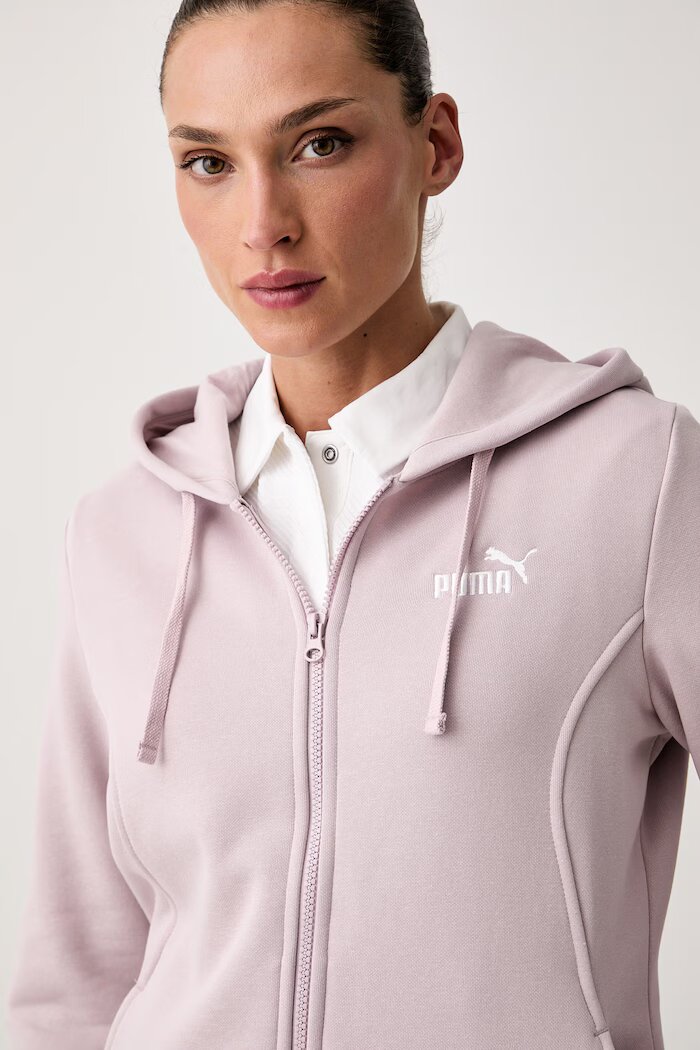 Puma спортен комплект анцуг дамски с памук розов 693993