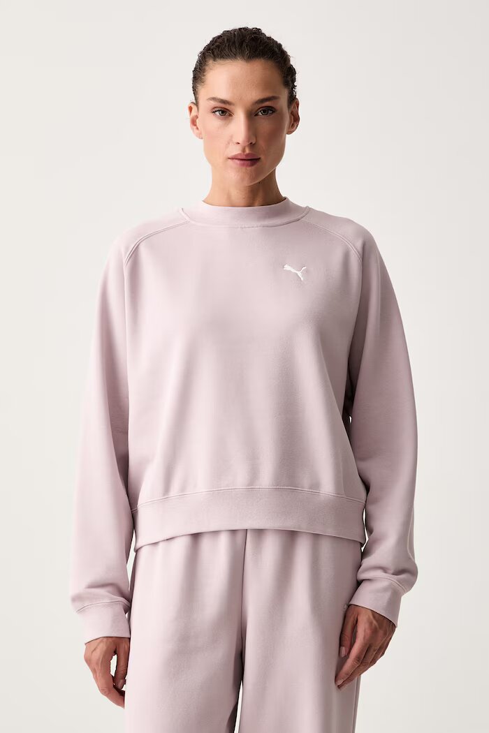 Puma спортен комплект анцуг дамски с памук розов 693995