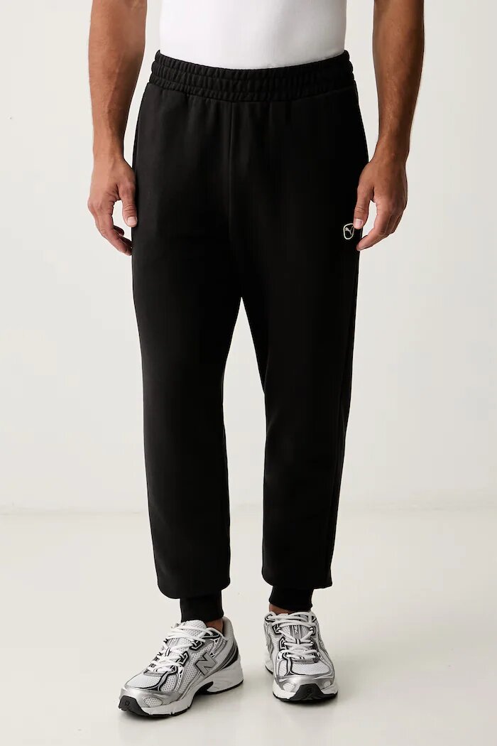 Puma спортен комплект анцуг мъжки от памук Essentials Elevated черен 695216