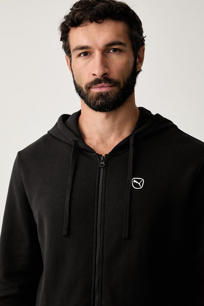 Puma спортен комплект анцуг мъжки от памук Essentials Elevated черен 695216