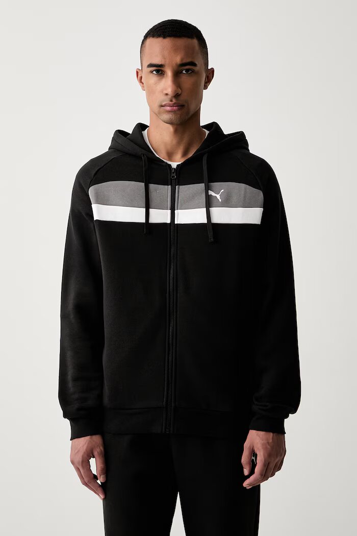 Puma спортен комплект анцуг мъжки с памук черен 694351