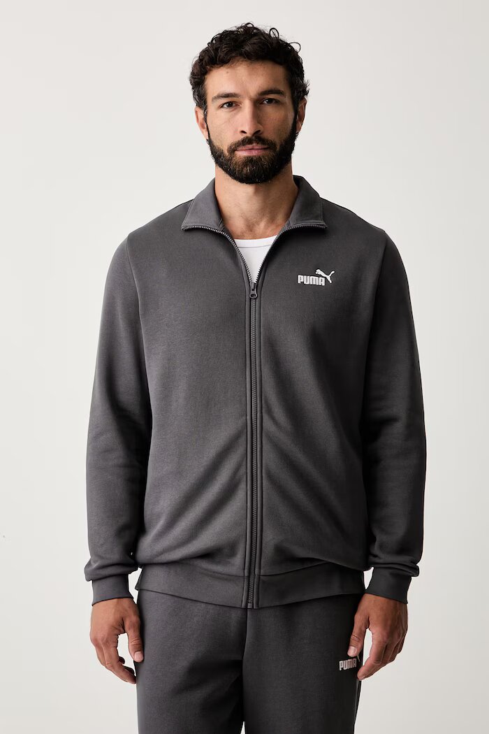 Puma спортен комплект анцуг мъжки с памук сив 688175