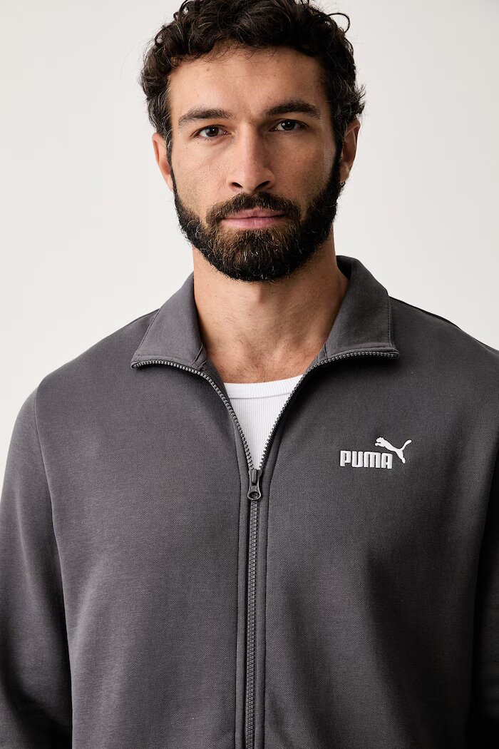 Puma спортен комплект анцуг мъжки с памук сив 688175