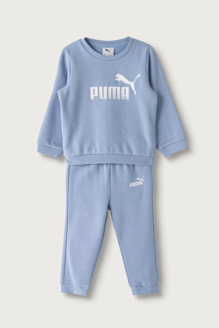 Puma спортен комплект анцуг за деца с памук MINICATS ESS Crew Set FL INF син 686280