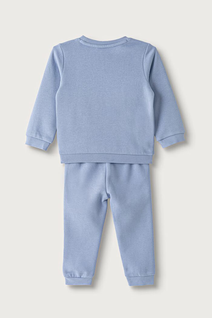 Puma спортен комплект анцуг за деца с памук MINICATS ESS Crew Set FL INF син 686280