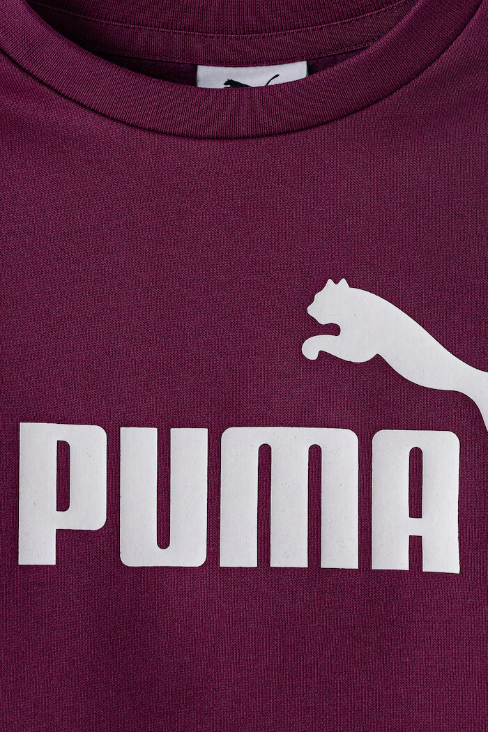 Puma спортен комплект анцуг за деца с памук MINICATS ESS Crew Set FL INF виолетов 686280