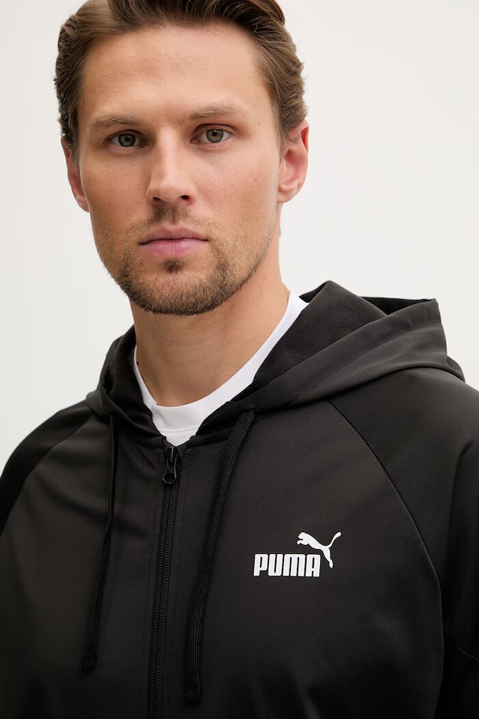 Puma спортен комплект мъжки Hooded Poly suit черен 691768