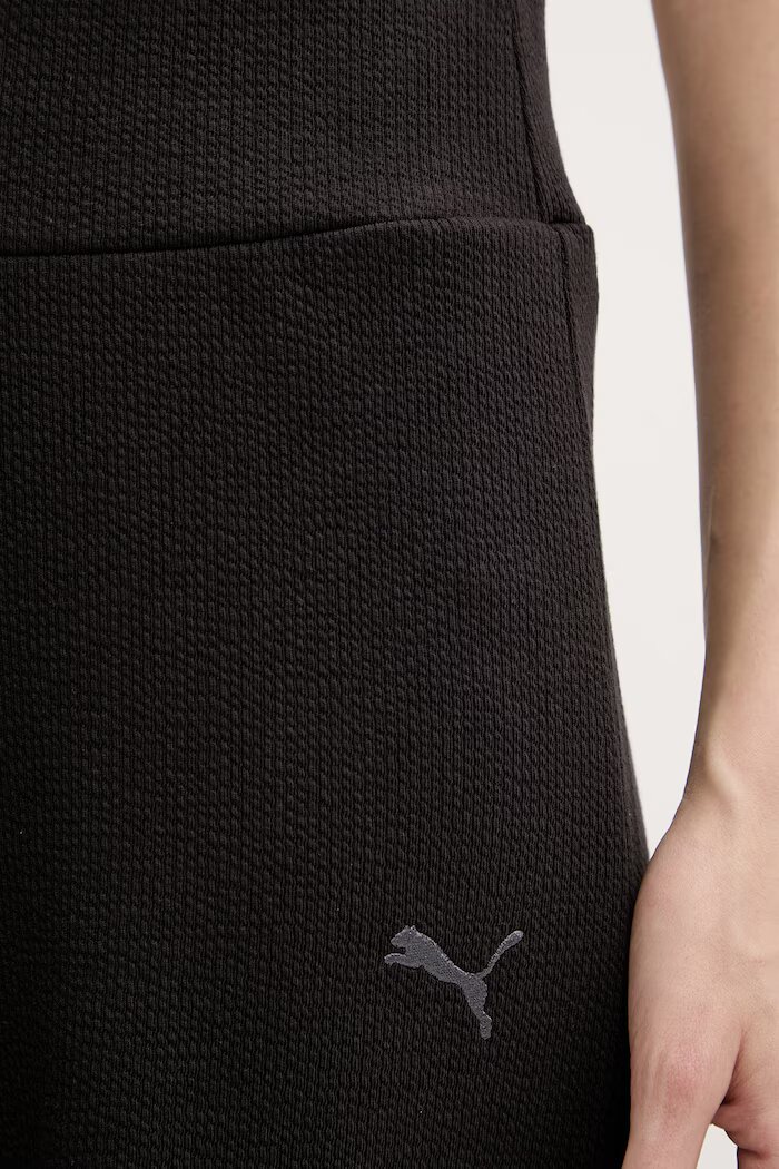 Puma спортен панталон дамски от памук Essential Elevated черен 691815