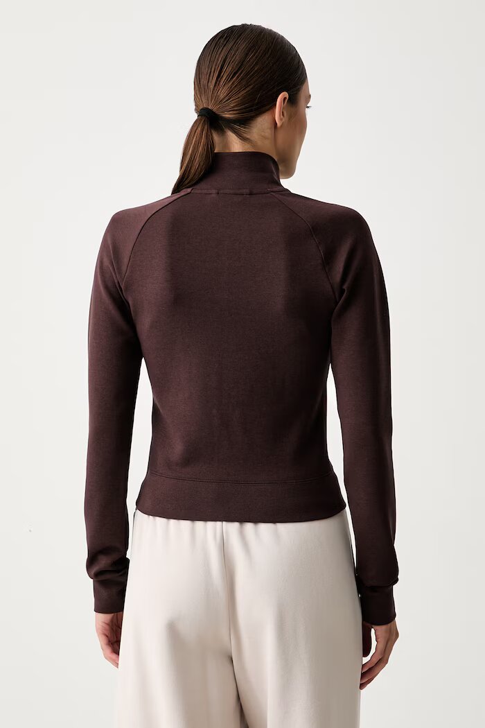 Puma суичър с цип дамски Essentials Slim кафяв 634323