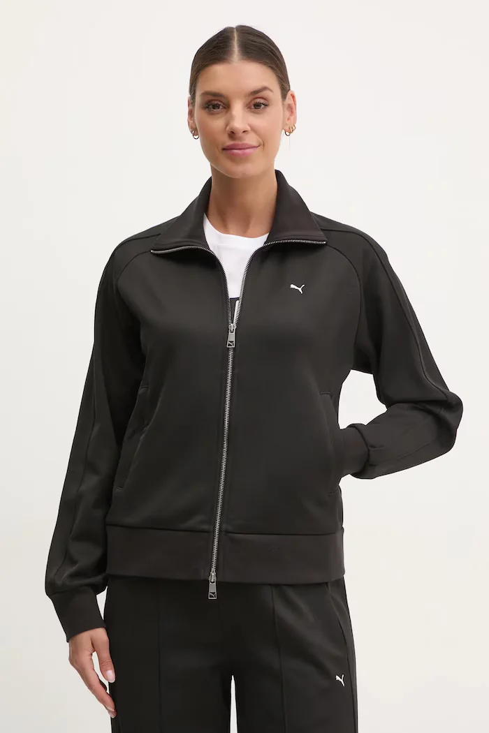 Puma Суичър в черно с изчистен дизайн 629937