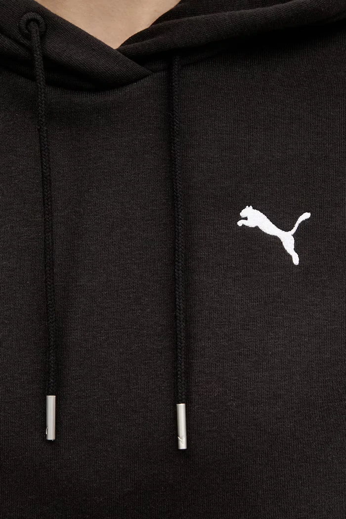 Puma Суичър в черно с качулка с изчистен дизайн 629746