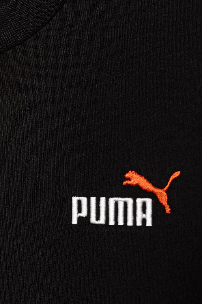 Puma тениска basic за деца от памук ESS 2 COLOR Small No. 1 Logo черна 685779