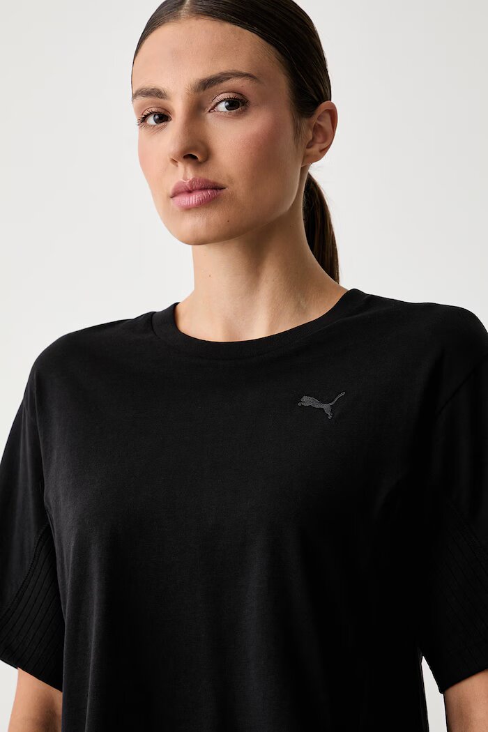 Puma тениска дамска от памук HER черна 694030