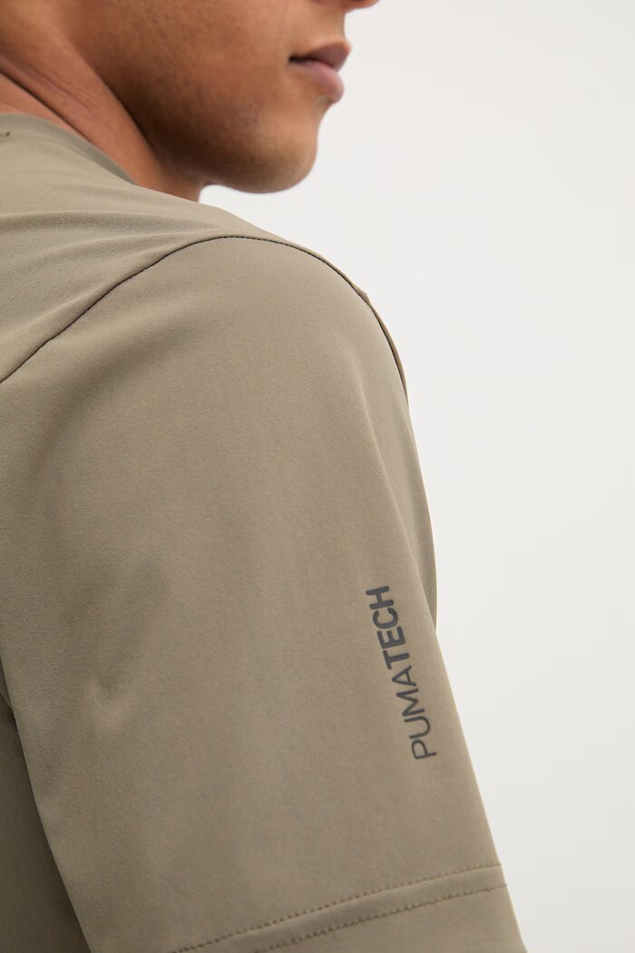 Puma Тениска tech в зелено с изчистен дизайн 634413
