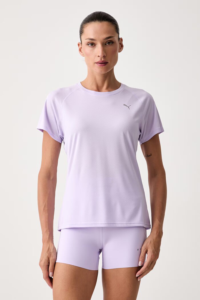 Puma тениска за трениране дамска Run Velocity виолетова 526578