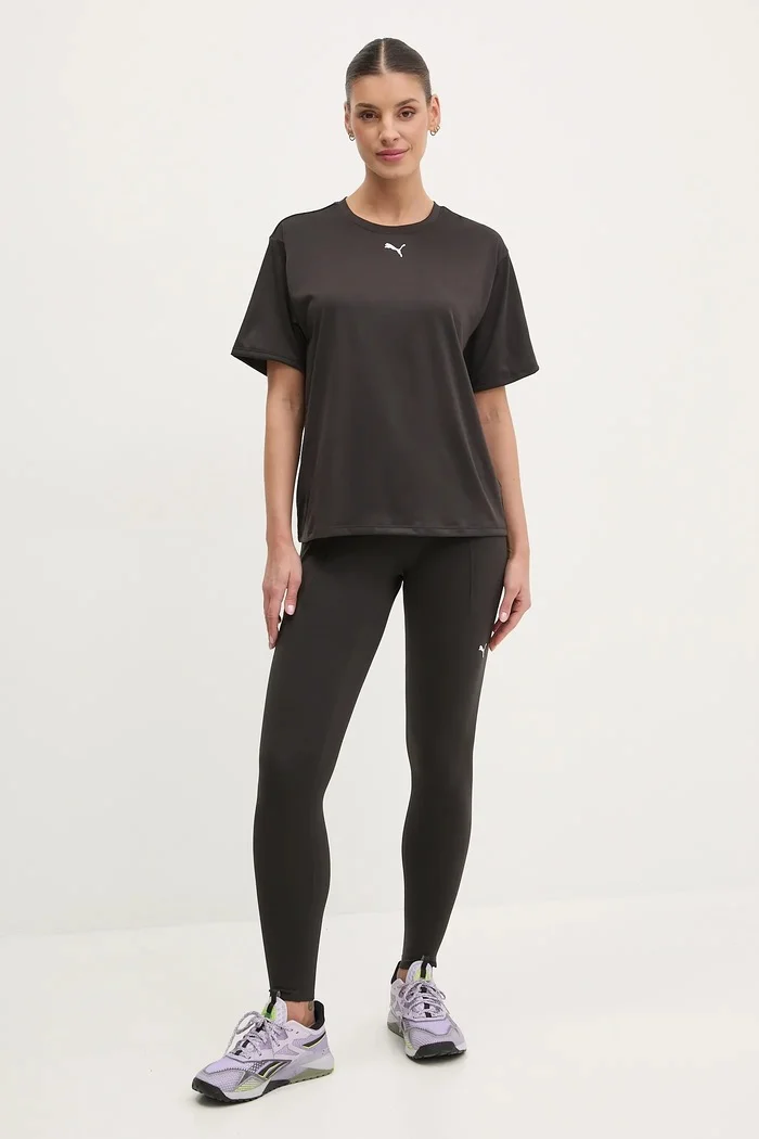 Puma Тениска за трениране Train All Day Essentials в черно 527139