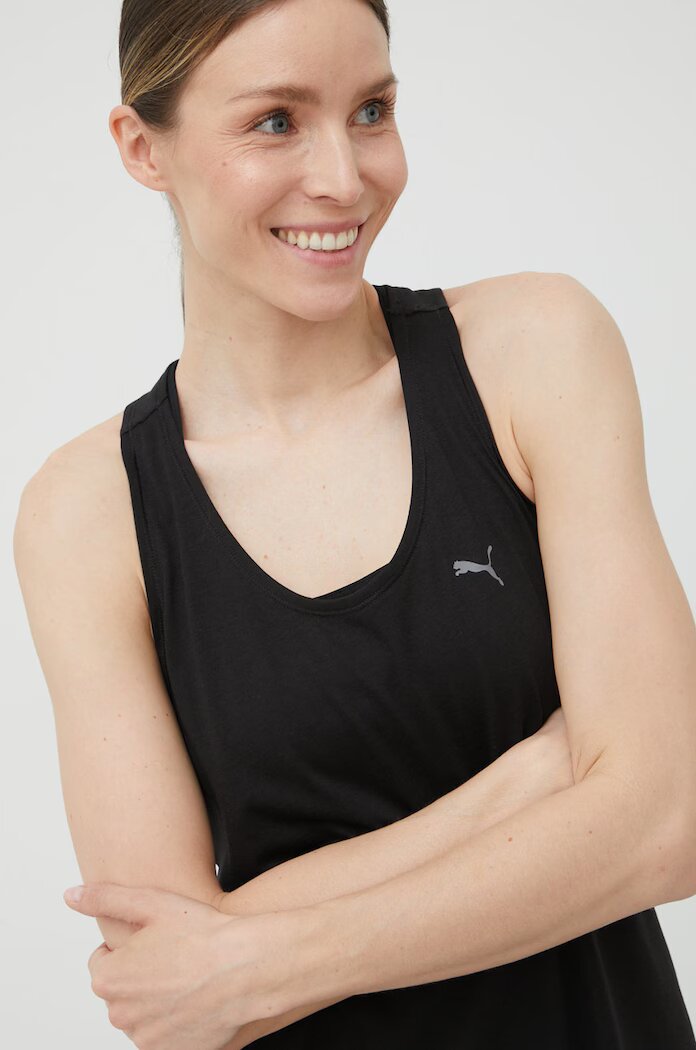 Puma Топ за трениране Studio Foundation 521605 в черно