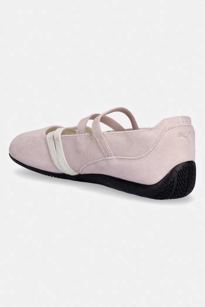 Puma Велурени балеринки Speedcat Ballet в черно 401287