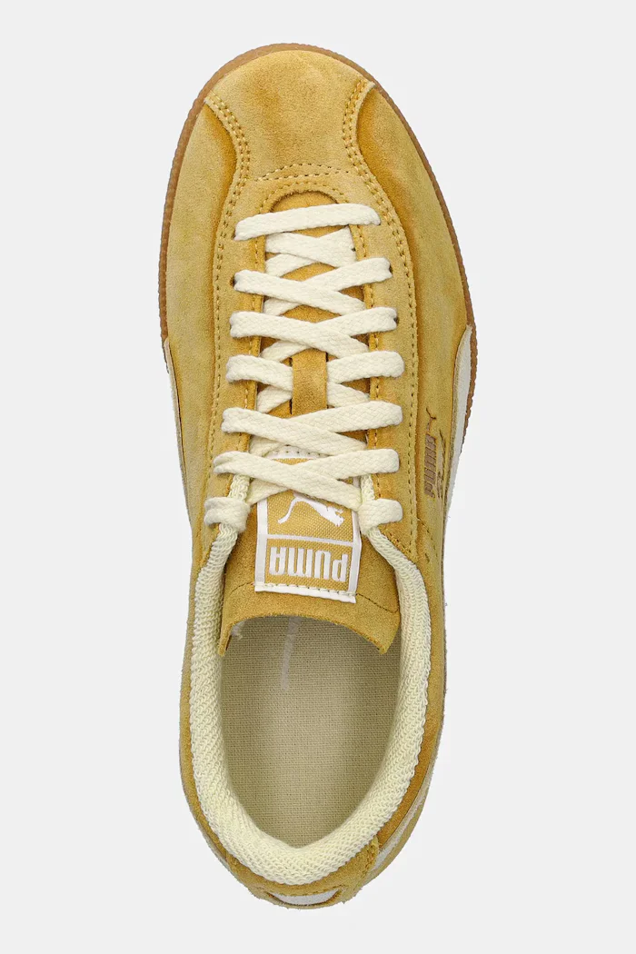 Puma Велурени маратонки Brasil The NeverWorn V в жълто 401643