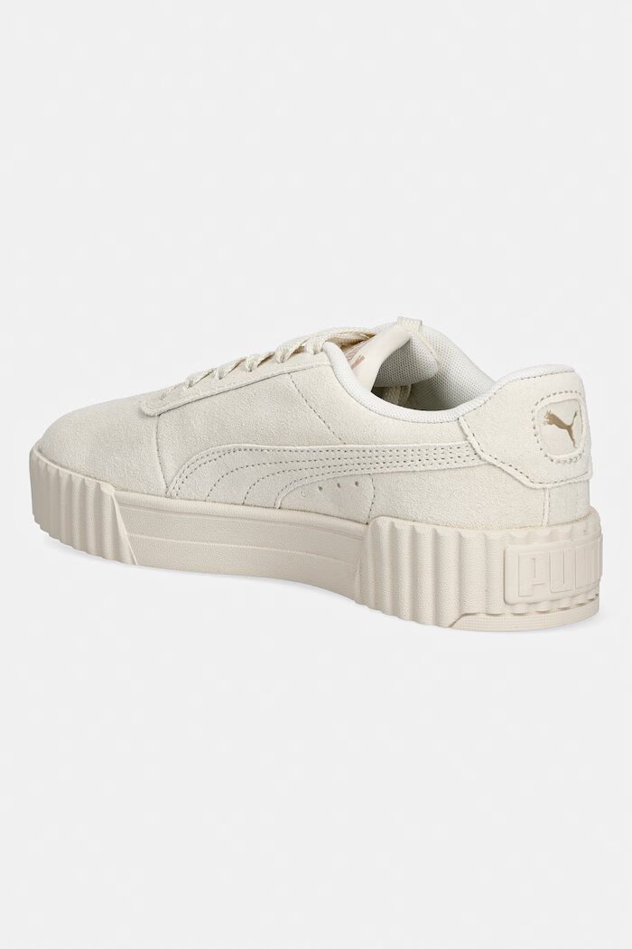 Puma Велурени маратонки Carina 3.0 в бежово 400721