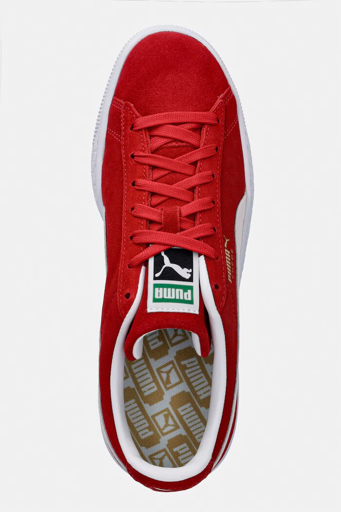 Puma Велурени маратонки Classic XXI в червено 374915.02