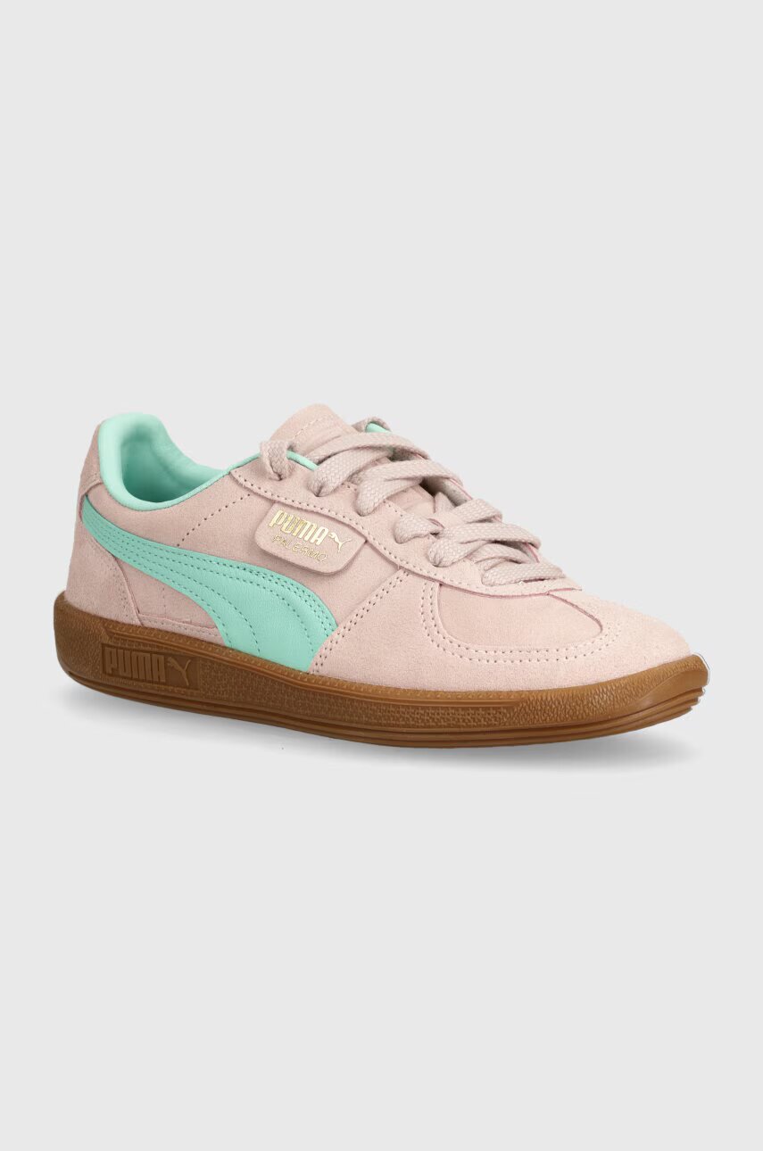 Puma Велурени маратонки Palermo Cobalt Glaze
