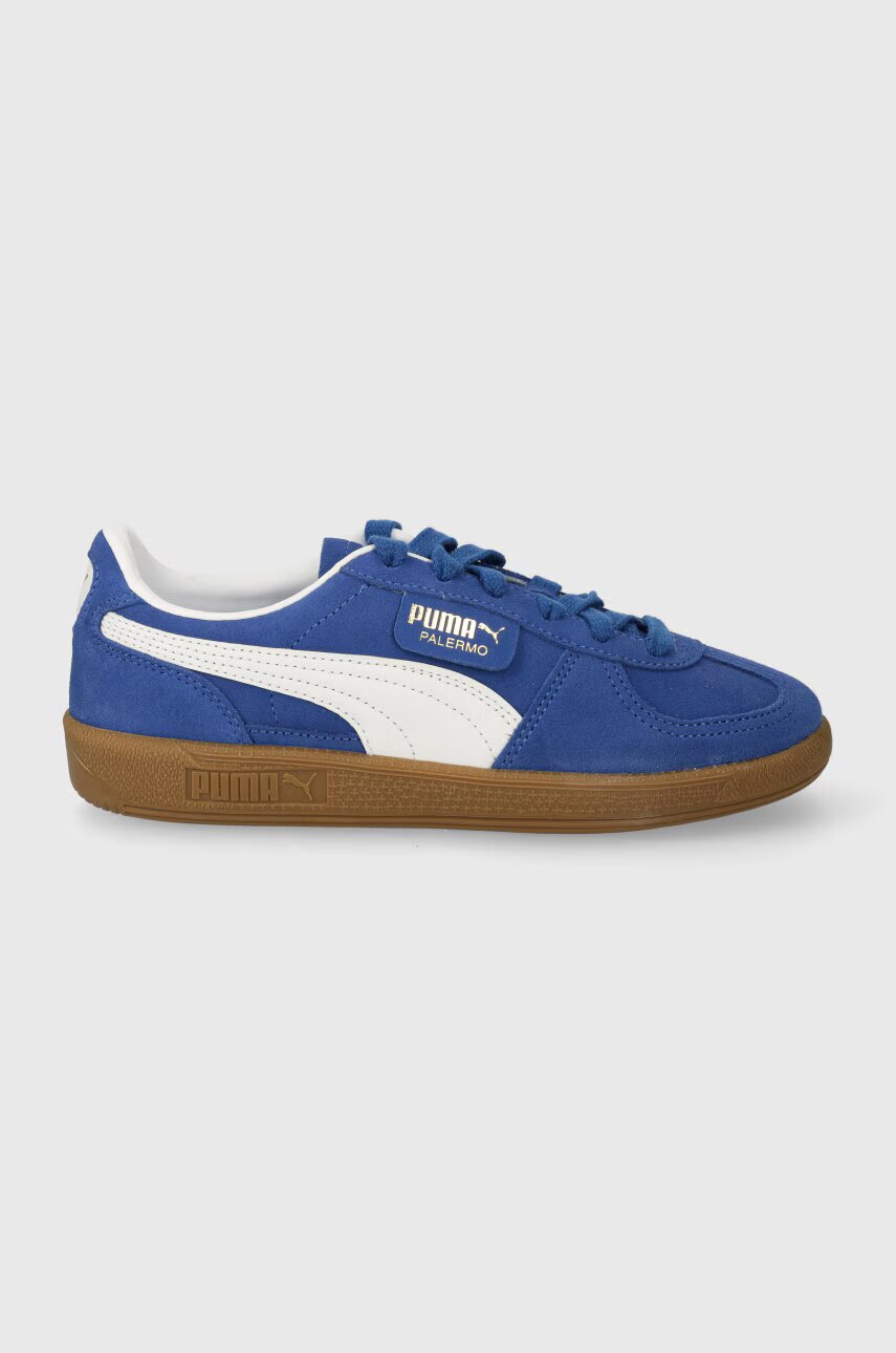 Puma Велурени маратонки Palermo Cobalt Glaze