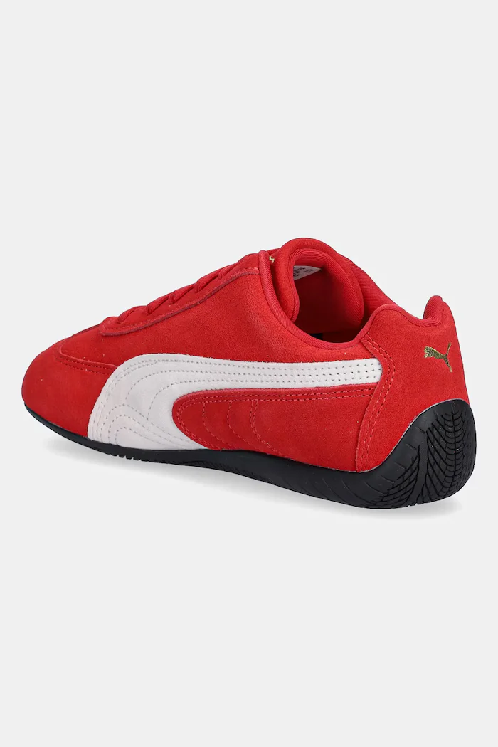 Puma Велурени маратонки Speedcat OG Jr в жълто 401698