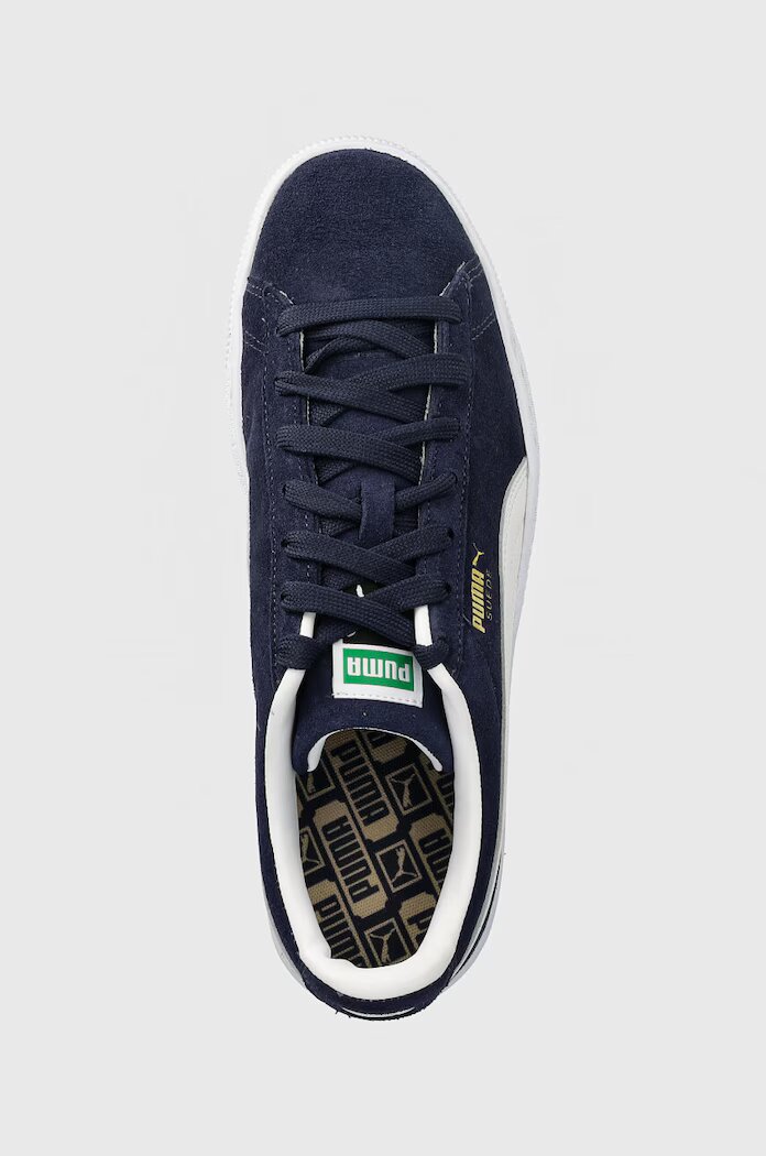 Puma Велурени маратонки Suede Classic в тъмносиньо 399781