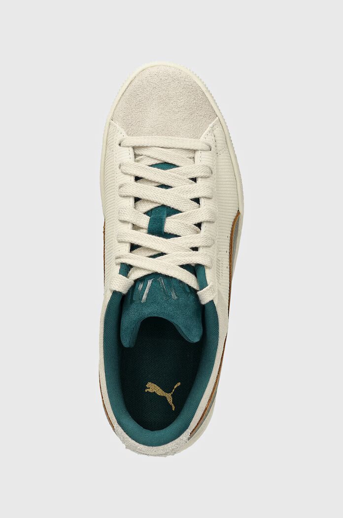 Puma Велурени маратонки Suede Play Paris в сиво 398190