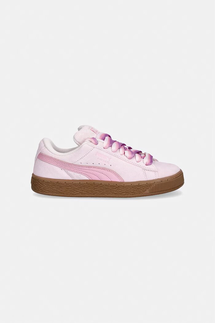Puma Велурени маратонки Suede XL Fat Laces в розово 405480
