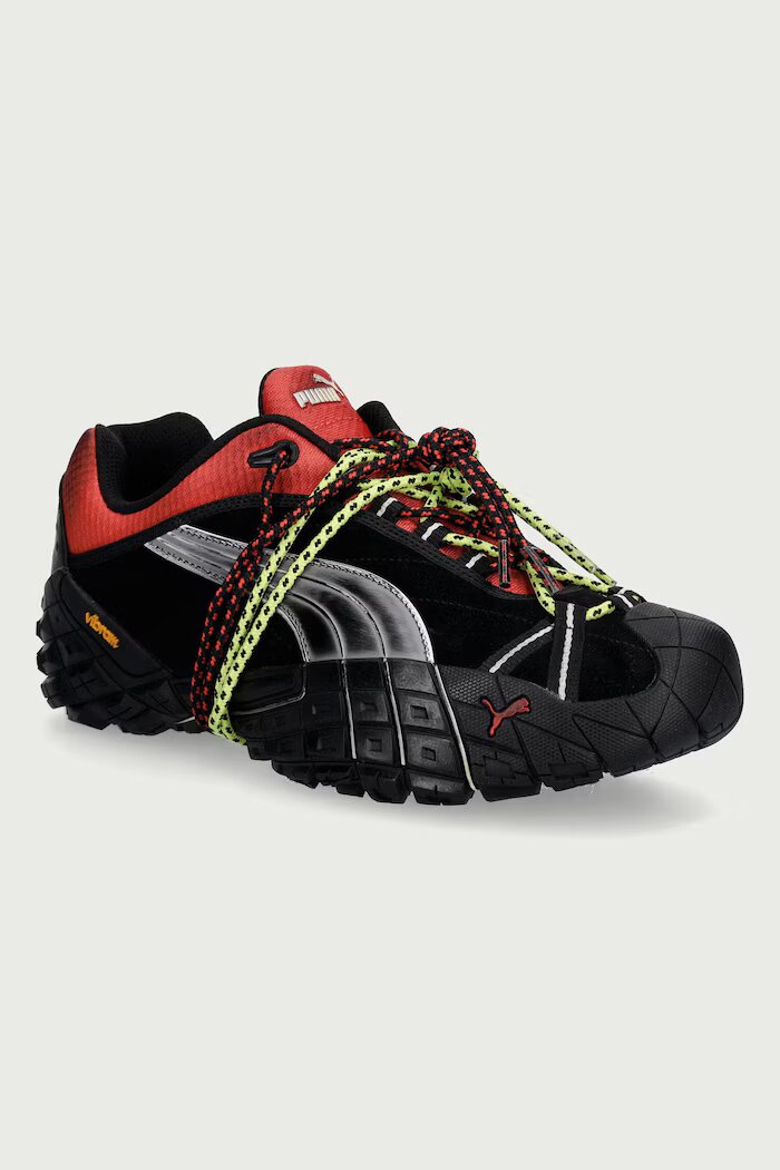 Puma x A$AP ROCKY Straycat маратонки мъжки от велур черни 408509