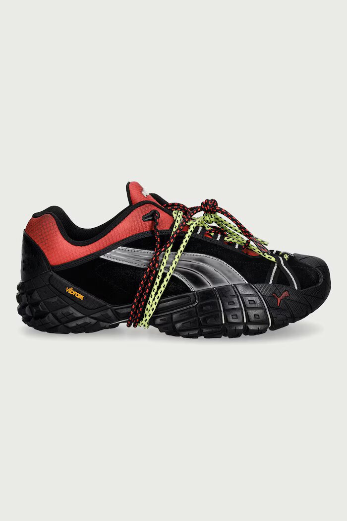 Puma x A$AP ROCKY Straycat маратонки мъжки от велур черни 408509