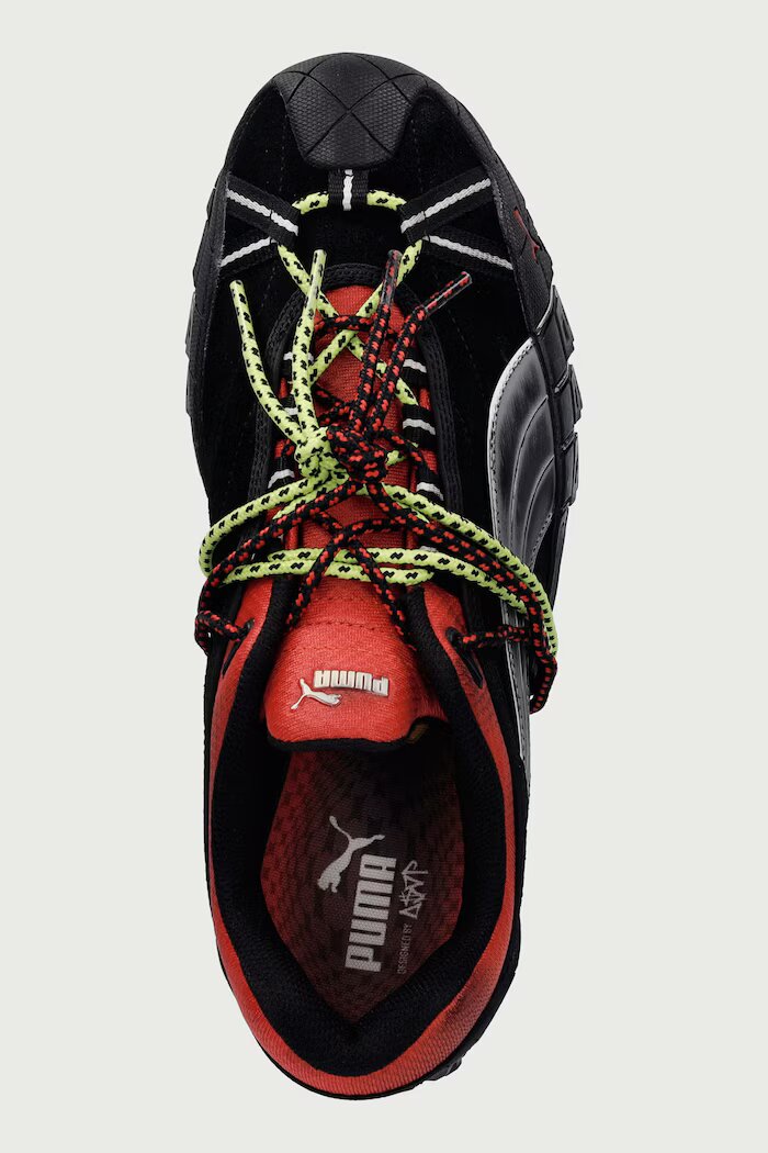 Puma x A$AP ROCKY Straycat маратонки мъжки от велур черни 408509