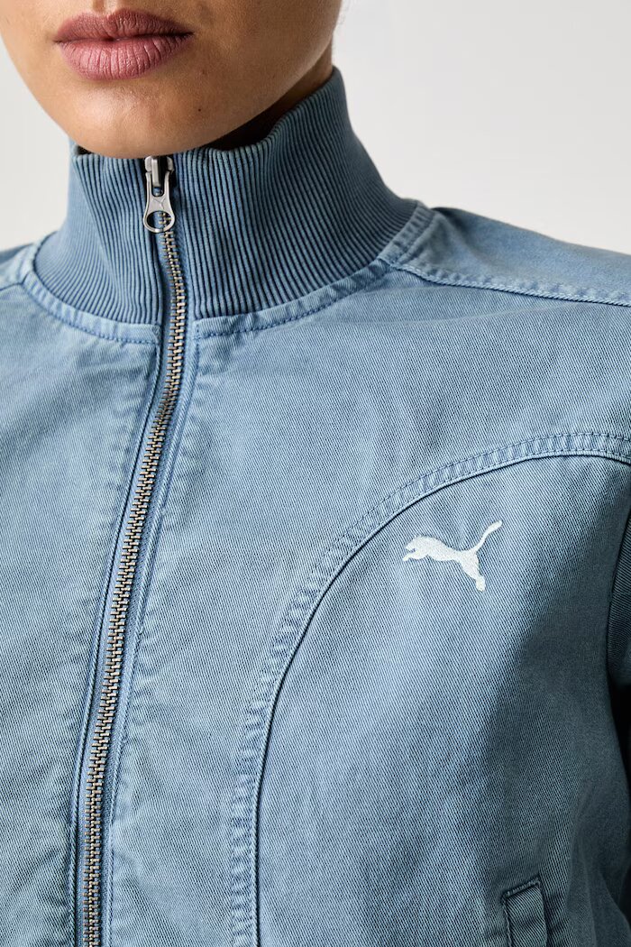 Puma яке дамско от памук FUTURE ARCHIVE тюркоазено 636681