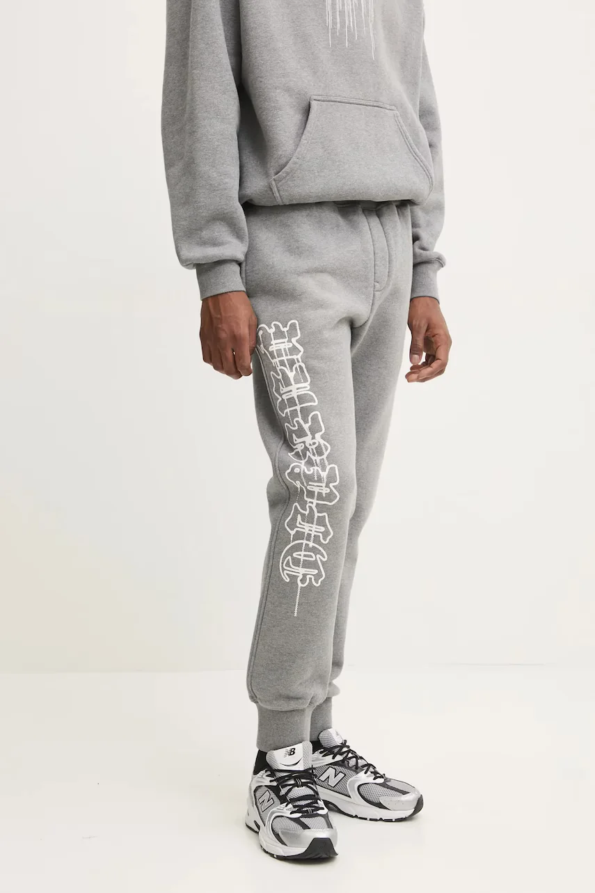 PURPLE BRAND Памучен спортен панталон HWT FLEECE JOGGER