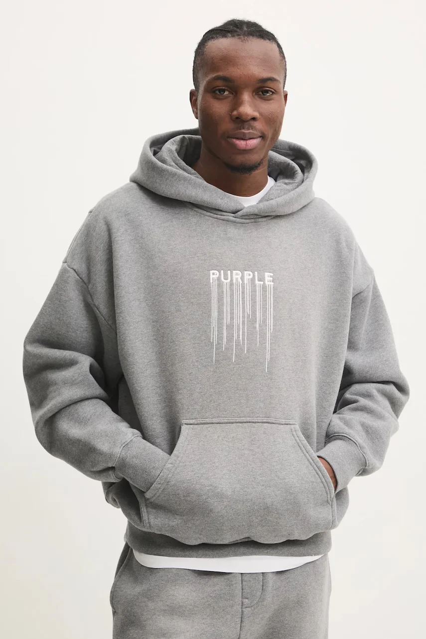 PURPLE BRAND Памучен суичър HWT FLEECE PO HOODY