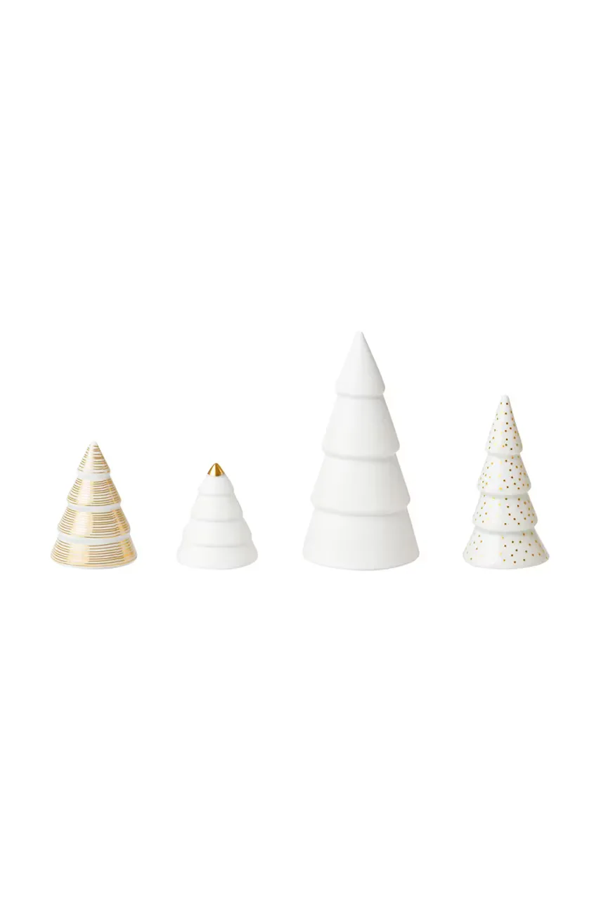 Raeder Комплект коледни фигурки Fir 4 x 8 cm (4 броя)