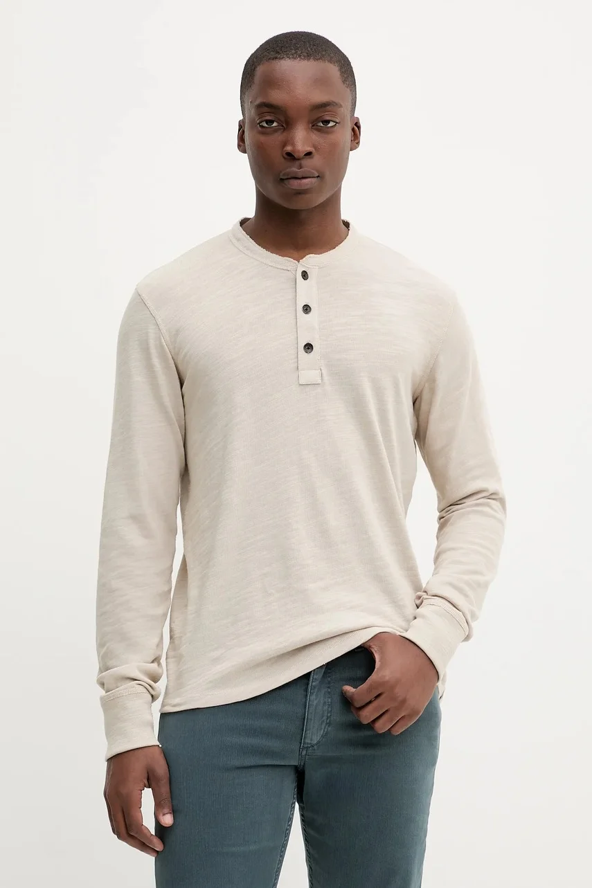 rag & bone Памучна блуза с дълги ръкави