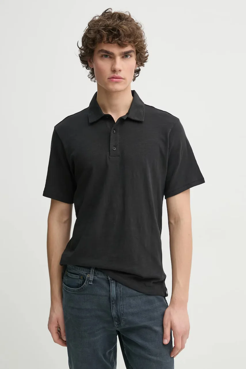 rag & bone Памучна тениска с яка
