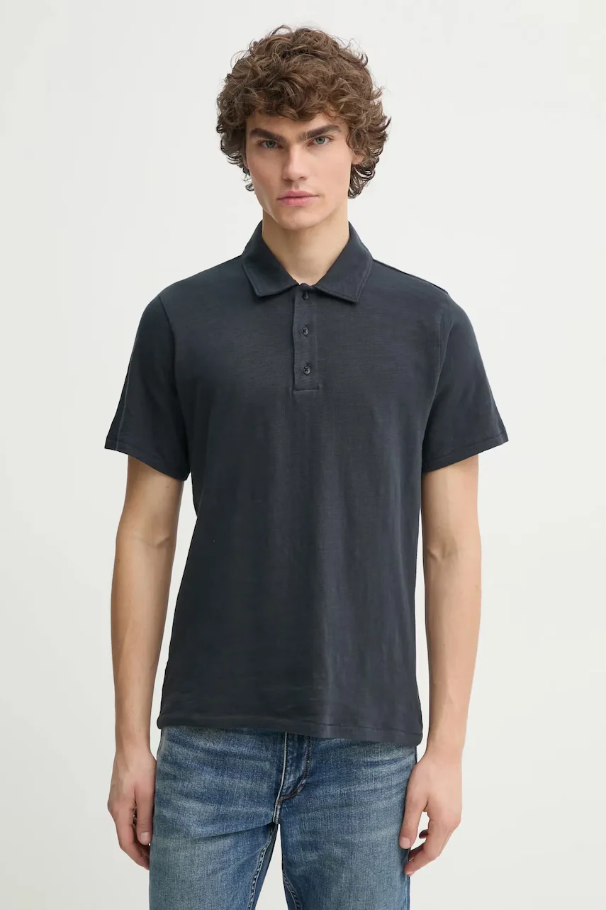 rag & bone Памучна тениска с яка