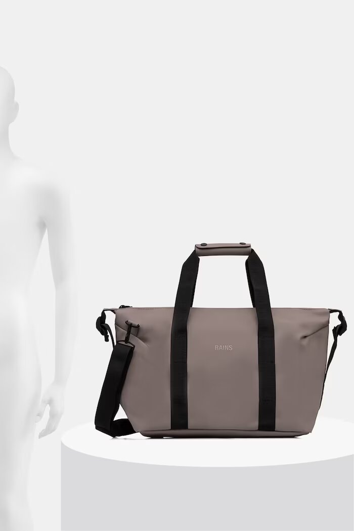 Rains чанта Hilo Weekend Bag Small W3 бежова 14220