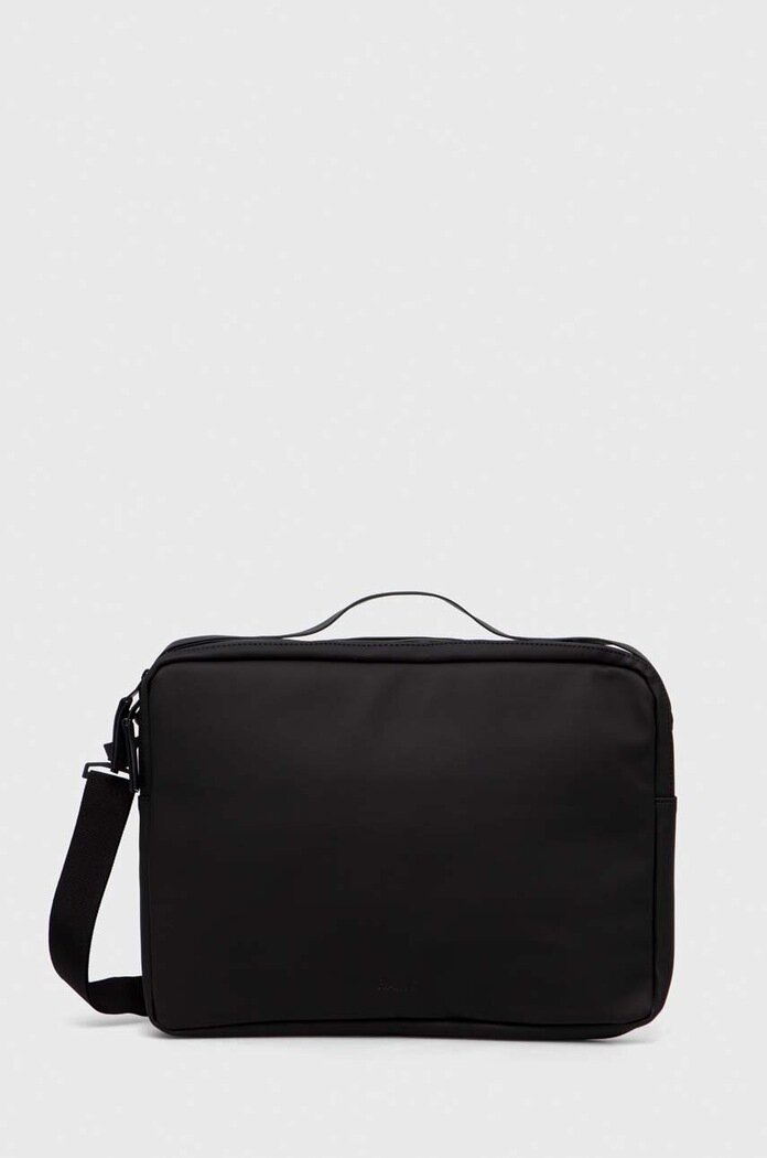 Rains Чанта за лаптоп 13290 Messenger Bags в черно