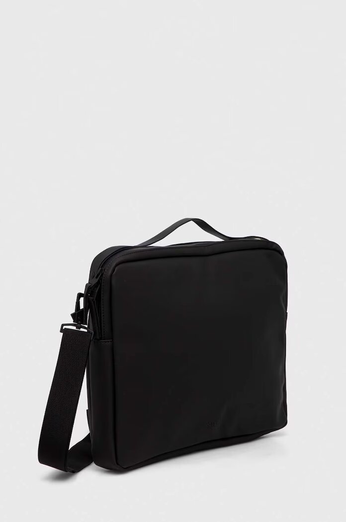 Rains Чанта за лаптоп 13290 Messenger Bags в черно